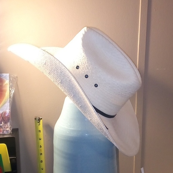 Bailey Western Straw Hat - Size 6 7/8 - Picture 3 of 17
